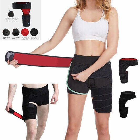 Breathable Sports Leg Support Muscle Strain Prevention Hip Thigh Support Strap