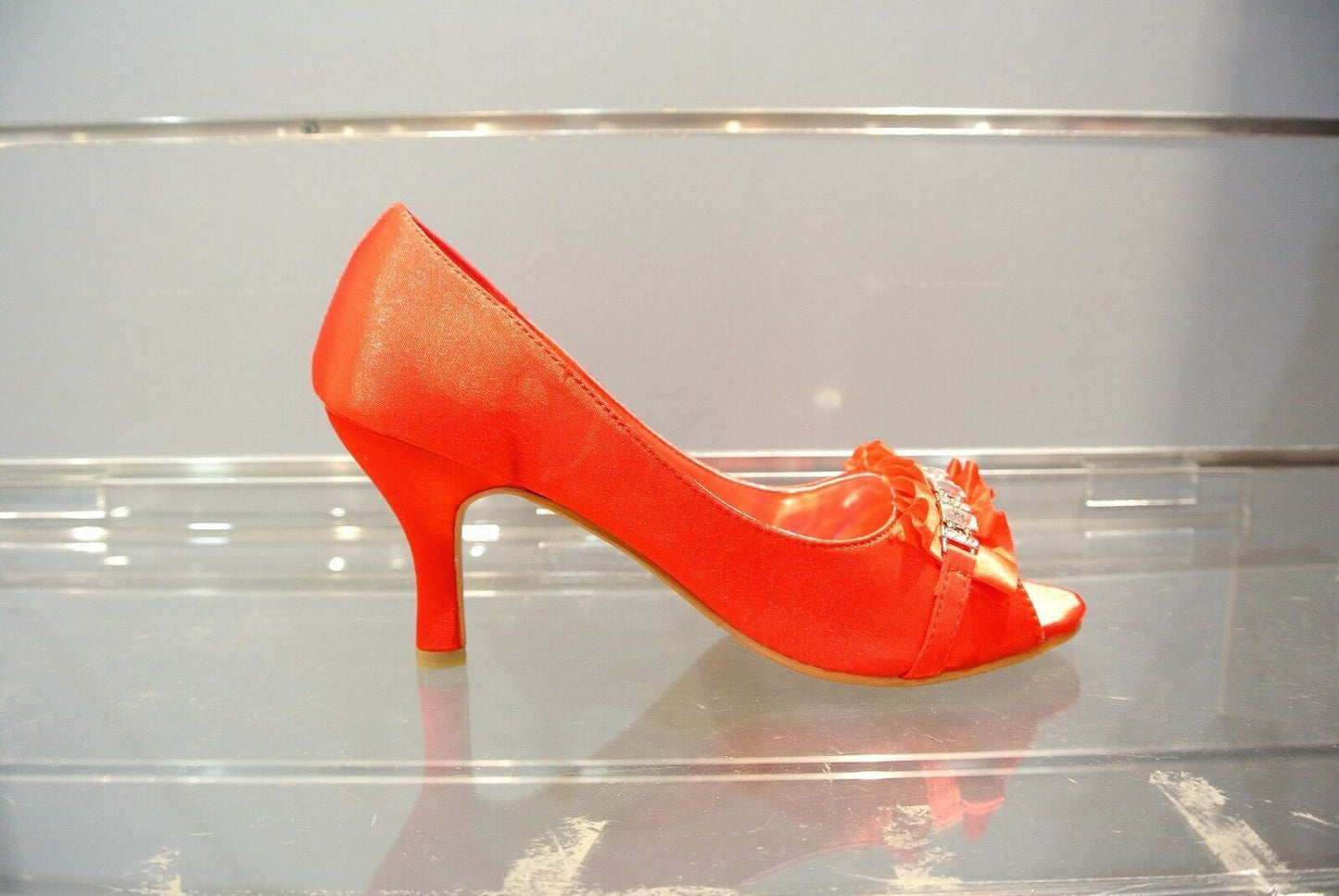 New Fashion Women Shining Ball Ventilate Mid Heel Party Wedding Work Date Shoes