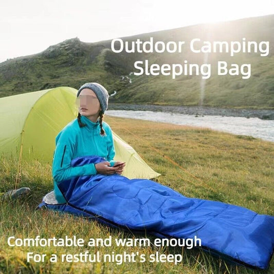 Adult Outdoor Camping Travel Thickened With Hat Cotton Winter Sleeping Bag