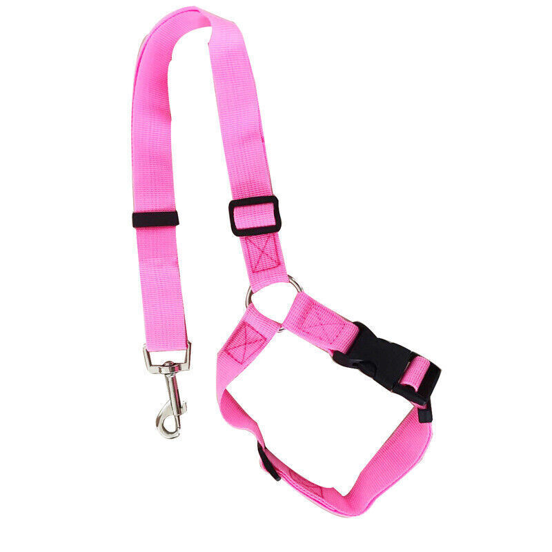 Nylon Adjustable Pet Dog Safety Seat Belt Harness Lead Vehicle Clip Travel Leash
