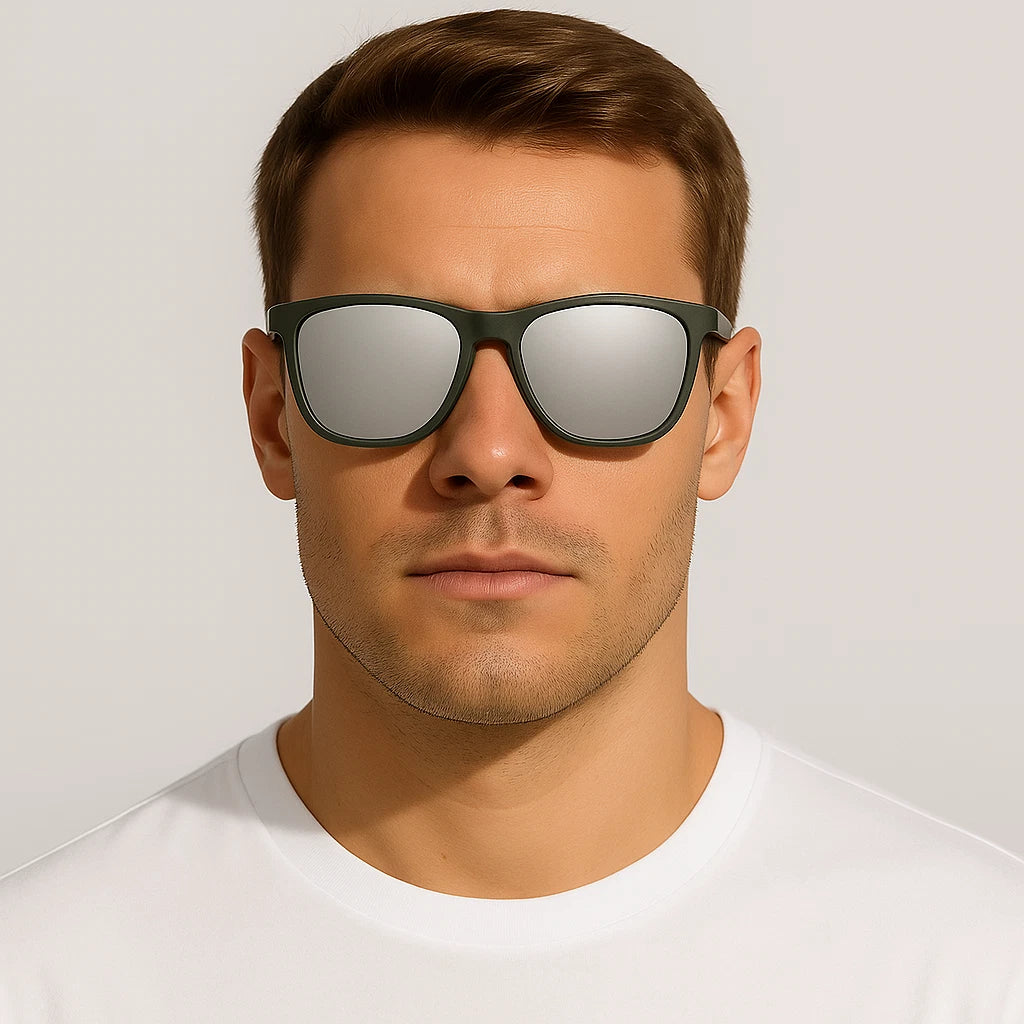 Men Stylish Polarized Sunglasses UV400 Anti-Glare Sports Driving Fishing Eyewear # TR7555