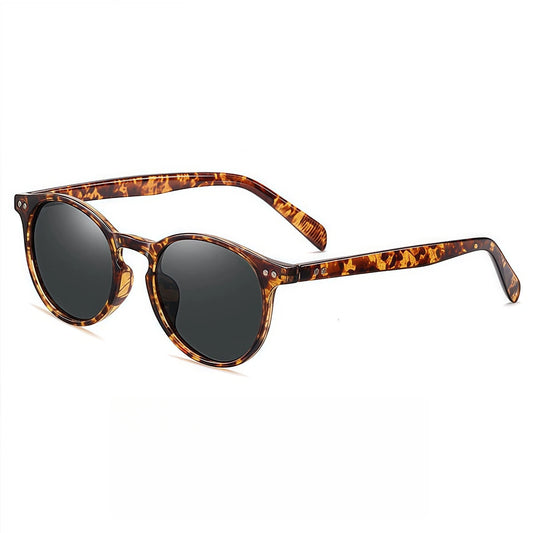 Women Lightweight Polarized Beach Round Driving Sunglasses UV400 Anti-Glare Lens # 3331