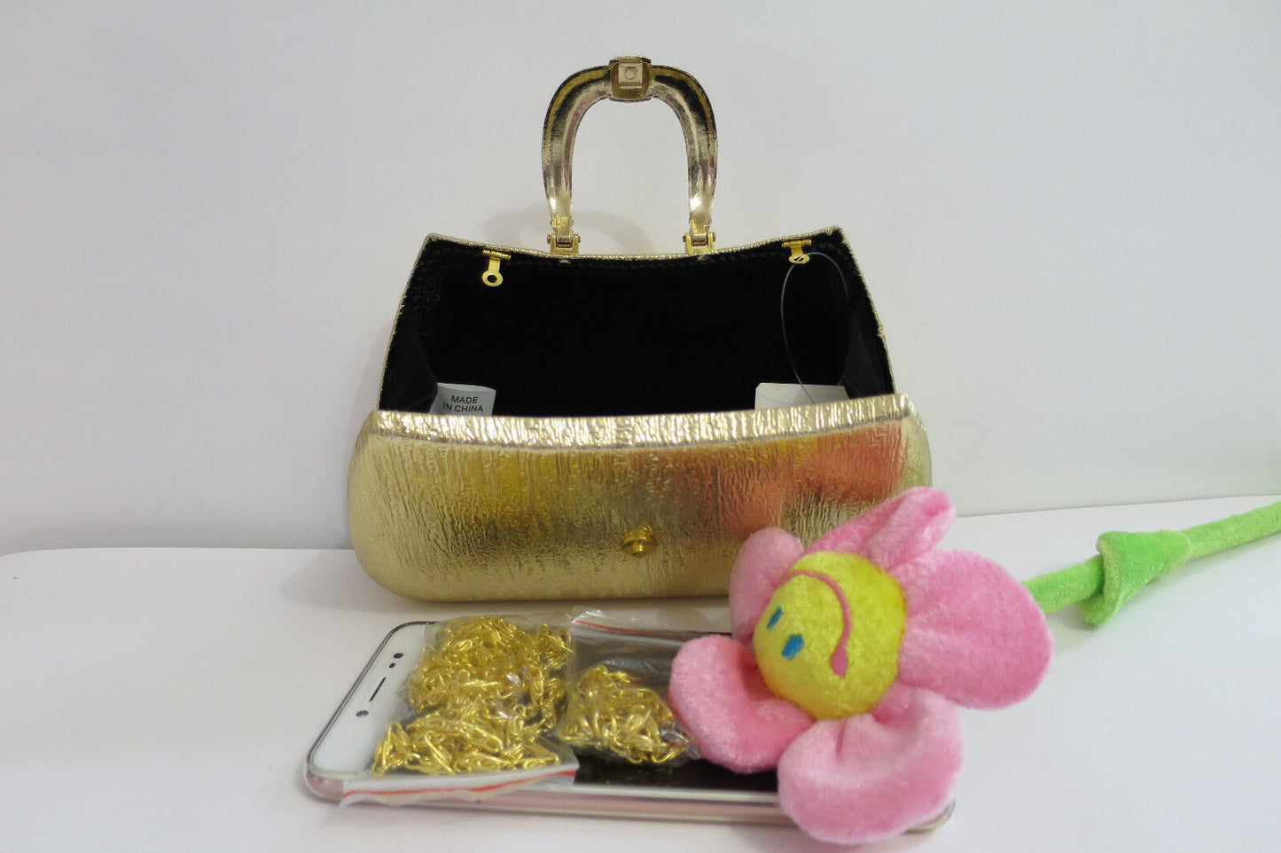 NEW Shining Ladies Evening Clutch Bag Wedding Bridal Chain Handbag Wallet PARTY