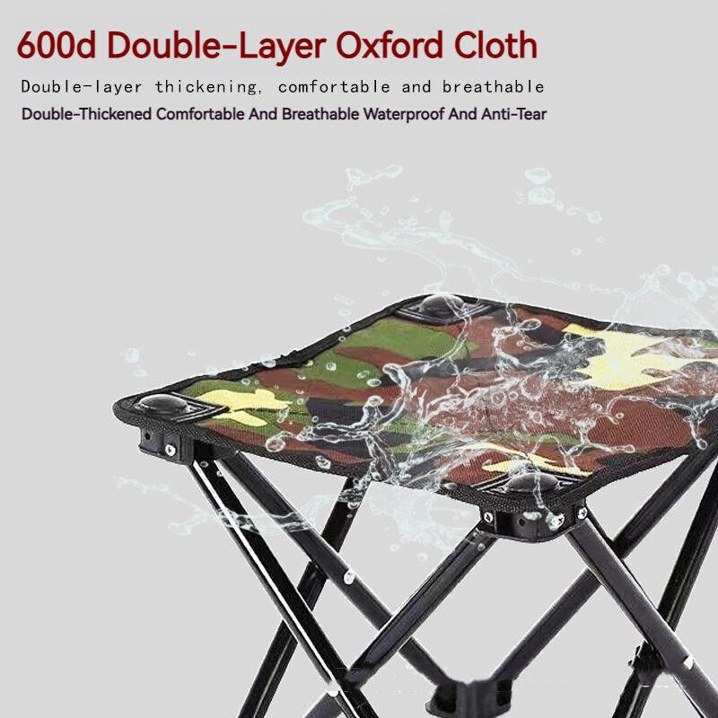 Outdoor Folding Fishing Stool ultralight Backless Camping Picnic Carry-on Chair