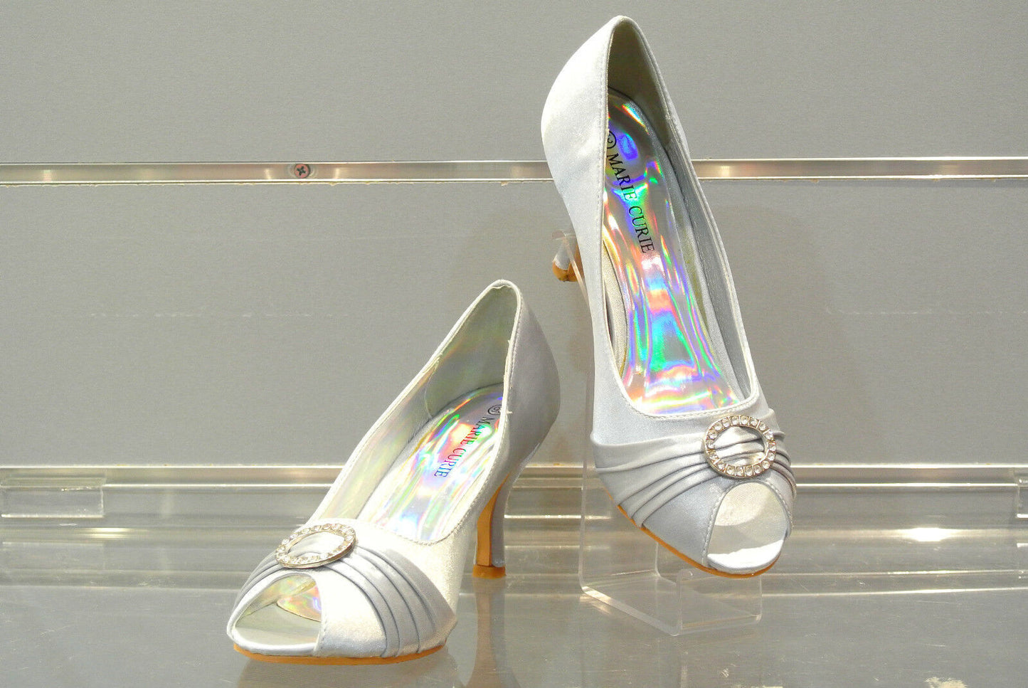 Fashion New Quality Women Shining Diamante Evening Wedding Ball High Heel Shoes