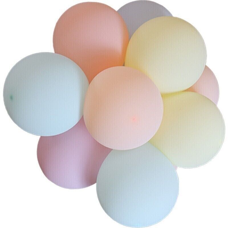 Birthday Party Wedding Room Layout Event Decoration Macaron Matte 10" Balloon