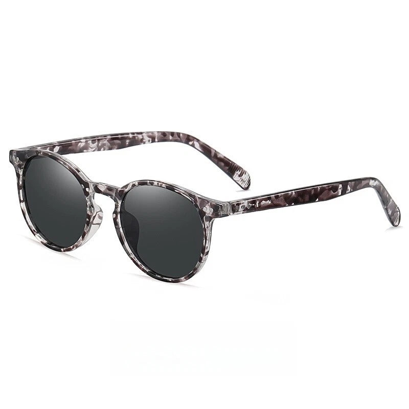 Women Lightweight Polarized Beach Round Driving Sunglasses UV400 Anti-Glare Lens # 3331