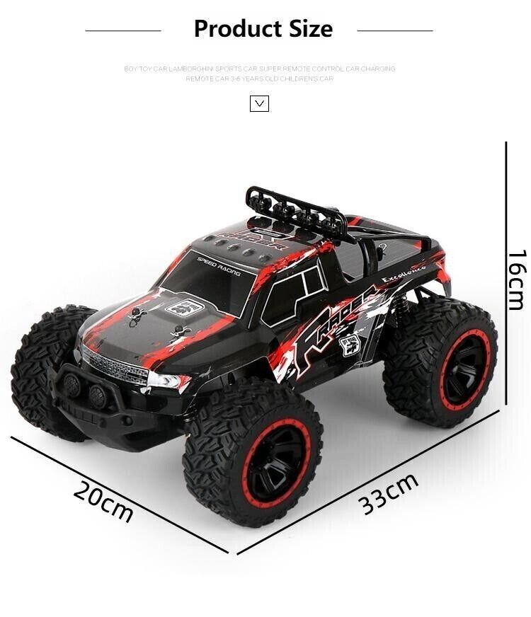 Climbing Electric RC Car Vehicle 4wd 2.4 Kids Buggy High Speed Stunt Racing Toy