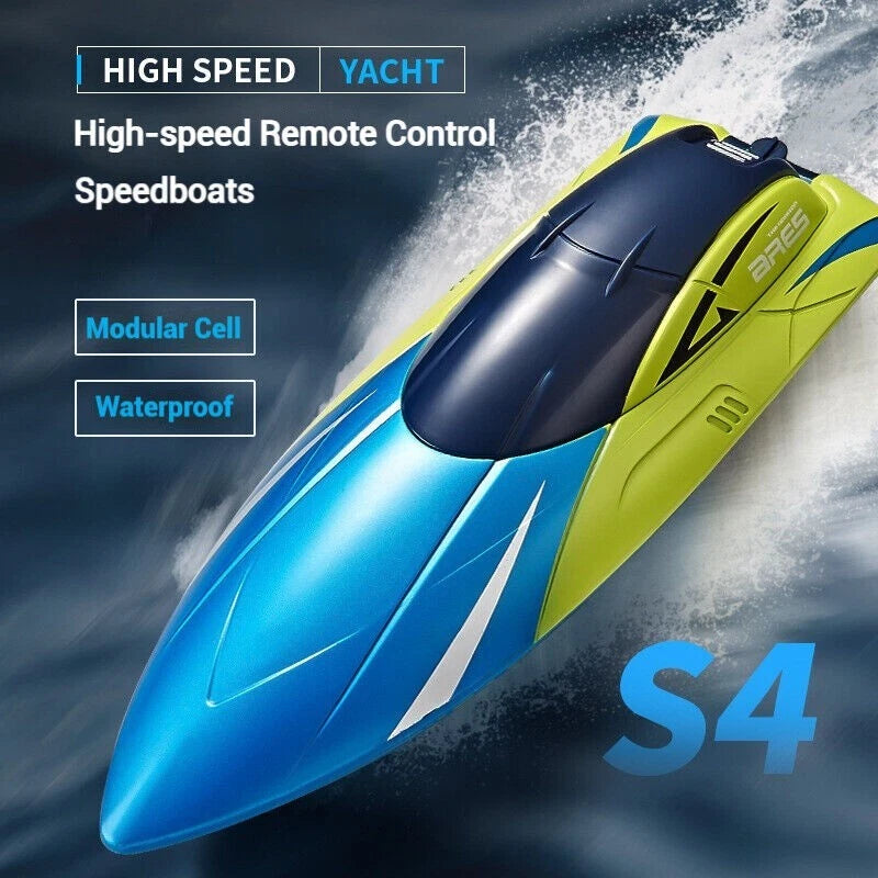 2.4GHz RC Speed Boat Remote Control Racing Yacht Dual Propeller Rechargeable AU