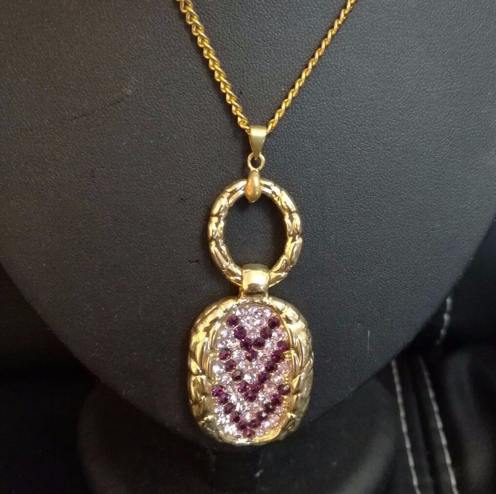 New Women Rhinestone Chain Crystal Necklace Pendant Lady's Fashion Jewelry