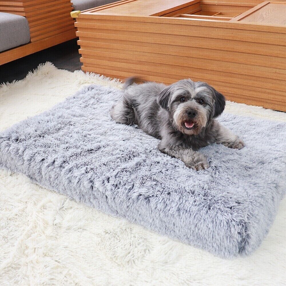 Pet Waterproof Removable Washable Plush Square Cushion Deep Sleep Soft Sofa Bed