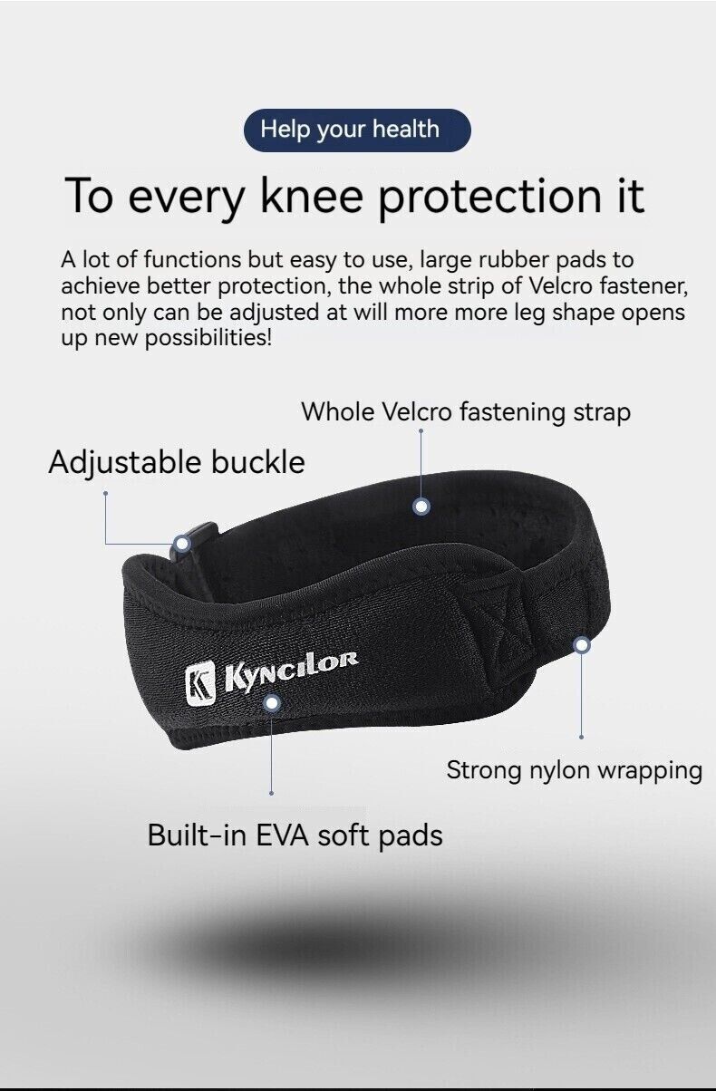 Patella Knee Support Strap Band Belt Brace Fitness Running Sports Compression