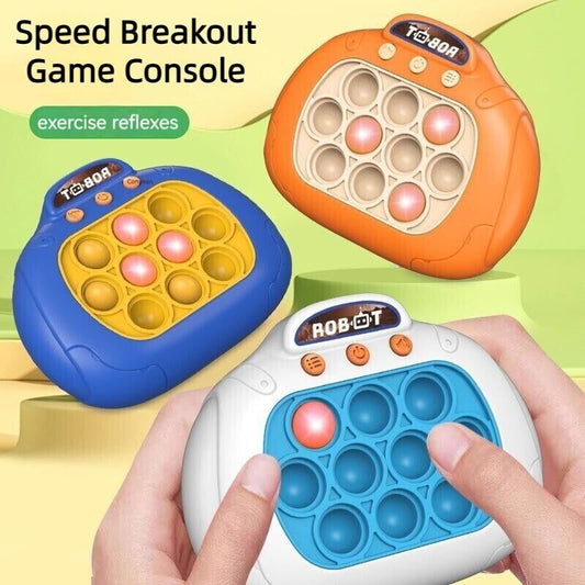 Children Decompression Finger Speed Push Educational Toys Gift Sound Light Game