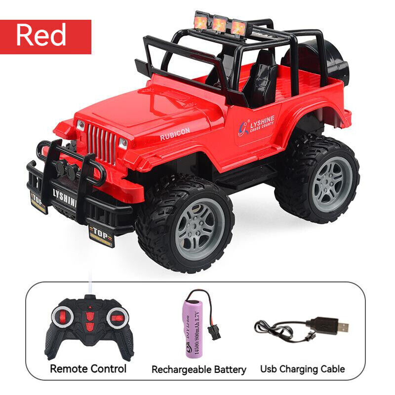 2.4GHz Alloy High Speed Remote Control Racing Buggy Electric Light Toy Car Gift