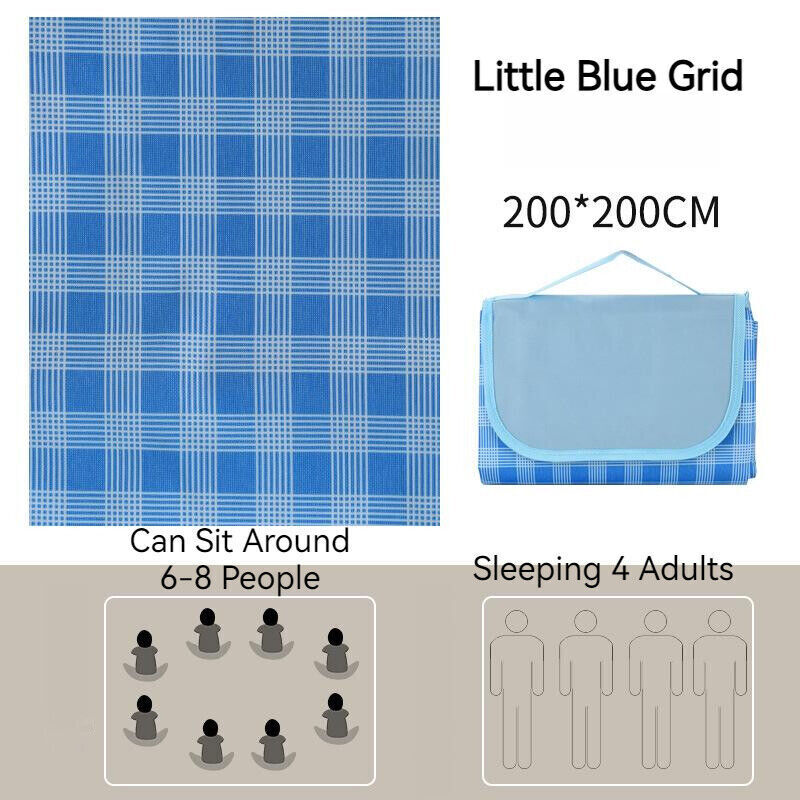 Outdoor Thickened Waterproof Portable Foldable Lawn Park Beach Party Picnic Mat