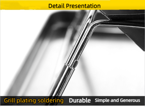 Outdoor Stainless Steel Folding Barbecue Grill Field Charcoal BBQ Grill Barbecue