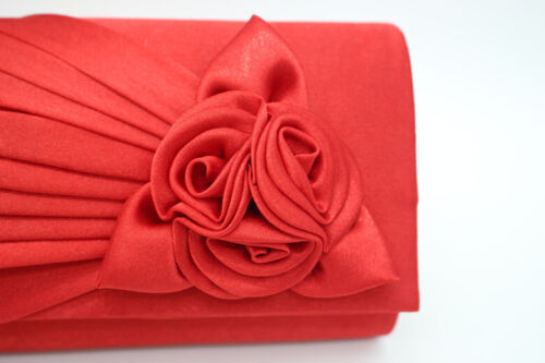 NEW Evening Clutch Bag Shining Satin Lady Wedding Bridal Chain MULTI COLOR gift