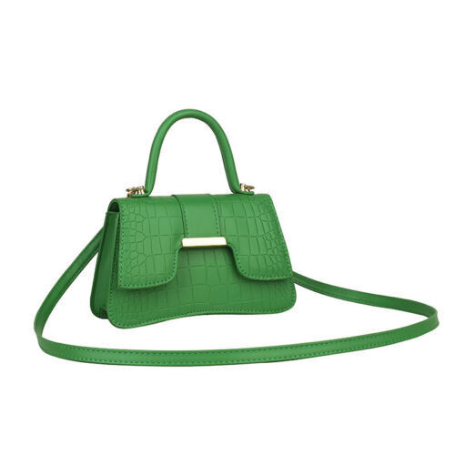 Women's Fashion Crocodile Stripe Simple Handbag Shoulder Bag Crossbody Bag