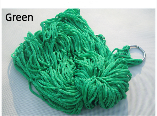 Outdoor Travel Hiking Swing Hammock Portable Aerial Nylon Rope Leisure Mesh