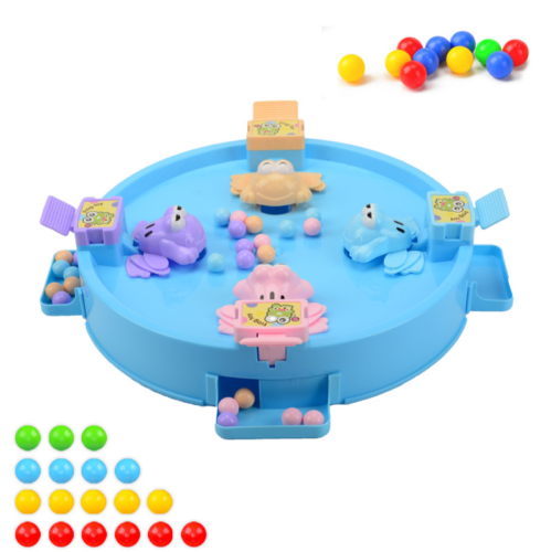 Family Board Game Children Educational Toy Gourmet Hungry Frogs Funny Kids Game