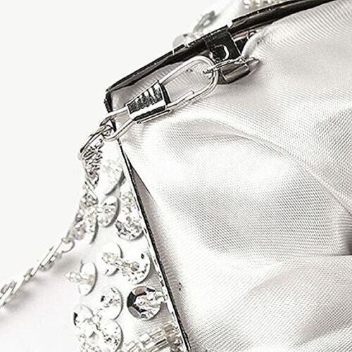 Women Fashion Glitter Party Bridal  Bag Wedding Handbag Prom Evening Clutch