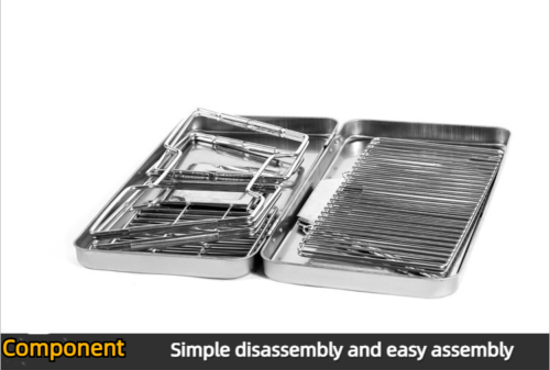 Outdoor Stainless Steel Folding Barbecue Grill Field Charcoal BBQ Grill Barbecue