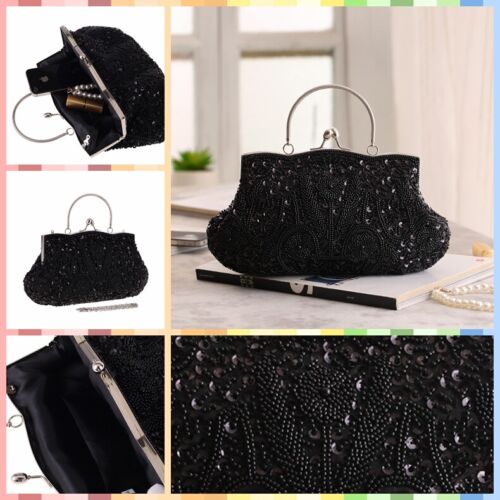 Women Fashion Glitter Party Bridal  Bag Wedding Handbag Prom Evening Clutch
