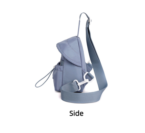Waterproof Nylon Crossbody Lightweight Chest Bag Portable Single Shoulder Bag