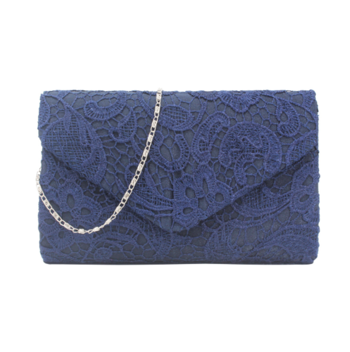 NEW Shining Satin Ladies Evening Clutch Bag Wedding Bridal Chain Handbag Wallet