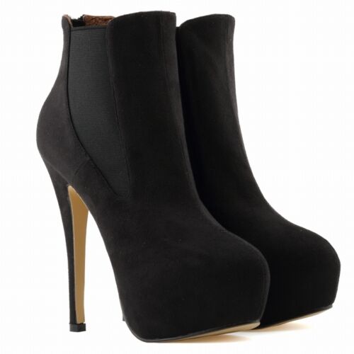 Brand new WOMENS PLATFORM HIGH HEELS BOOT SHOES sxey heels lady Heels club shoe