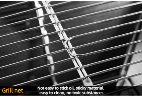 Outdoor Stainless Steel Folding Barbecue Grill Field Charcoal BBQ Grill Barbecue