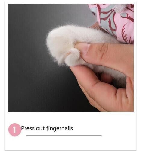 Cat Dog Nail Sharpener Nail Clippers Pet Grooming Cleaning Supplies LED Lights