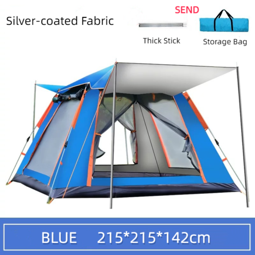 Outdoor Rain Proof Breathable Tent Fully Automatic Camping 3-4 Person Tent