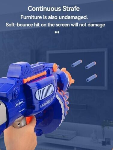 Soft Bullet Simulation Shooting Sound Effects Children's Electric Target Gun