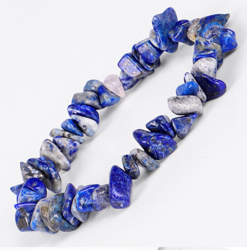 Natural Gemstone Stretchy Bracelet 5-8mm Chip Beads Healing Reiki Chakra