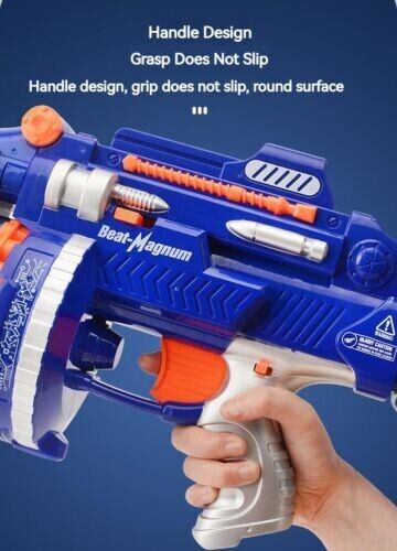 Soft Bullet Simulation Shooting Sound Effects Children's Electric Target Gun