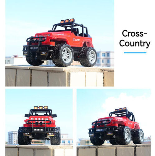 2.4GHz Alloy High Speed Remote Control Racing Buggy Electric Light Toy Car Gift