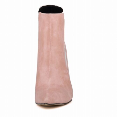 WOMEN FAUX LEATHER HIGH HEELS STILETTO BOOTS SEXY HOT