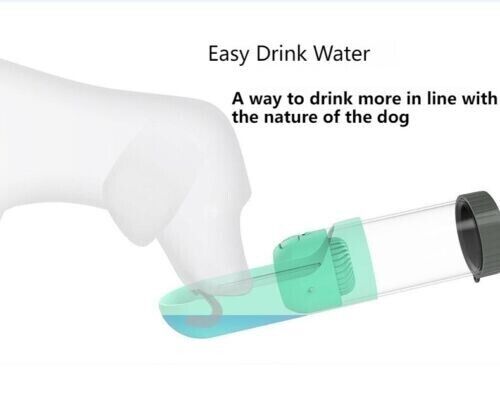 Outdoor Portable Pet Drinking Cup With Activated Carbon Filter Leak Proof