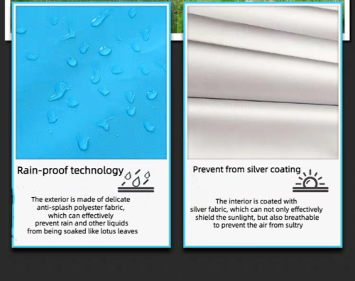 Light Stable Camping Speed Off Rain Proof Outdoor Beach Portable Blue Tent