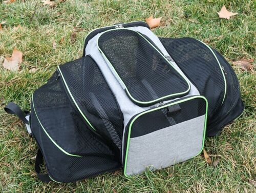 Pet Carrier Large Capacity Expandable Collapsable Package Dog Cat Carry Bag
