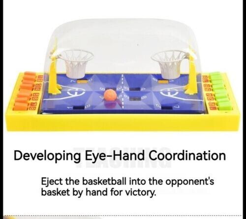2 People Versus Button Ejection Basketball Game Parent Child Interactive Toys