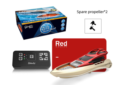 Toy Gift 2.4GHz Mini RC Speed Boat Remote Control High Speed Boat Waterproof
