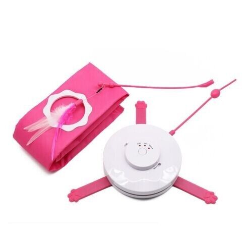 Electric Cat Toy Timing Automatic Teasing Cat Relieve Boredom Teasing Cat Stick