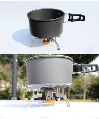 Outdoor Split Type Stove Head Portable Gas Range Camping Stainless Steel Stove