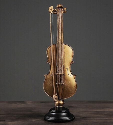 Saxophone Violin instrument home bookcase cabinet decorated resin decoration