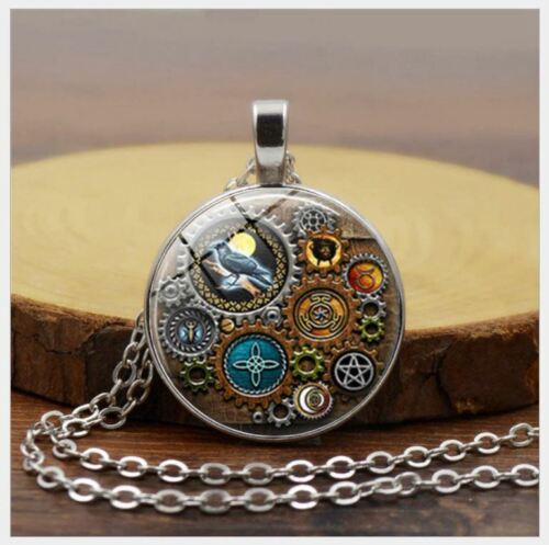 NEW FASHION charm chain Round Pendant Necklace Unisex Fashion Jewelry