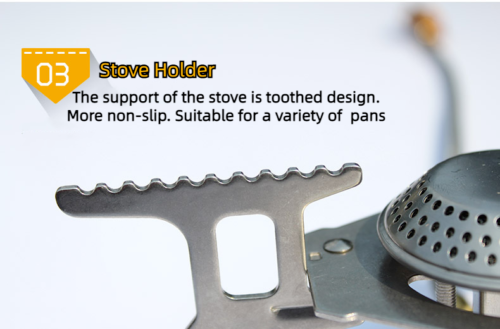 Outdoor Split Type Stove Head Portable Gas Range Camping Stainless Steel Stove