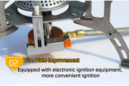 Outdoor Split Type Stove Head Portable Gas Range Camping Stainless Steel Stove