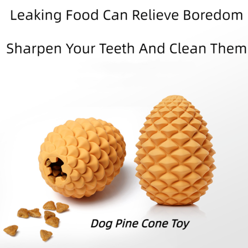 Dog Leaky Food Toy Bionic Pine Cone Interactive Pet Supplies Leaky Food Dog Toy